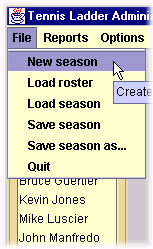 Create a new season